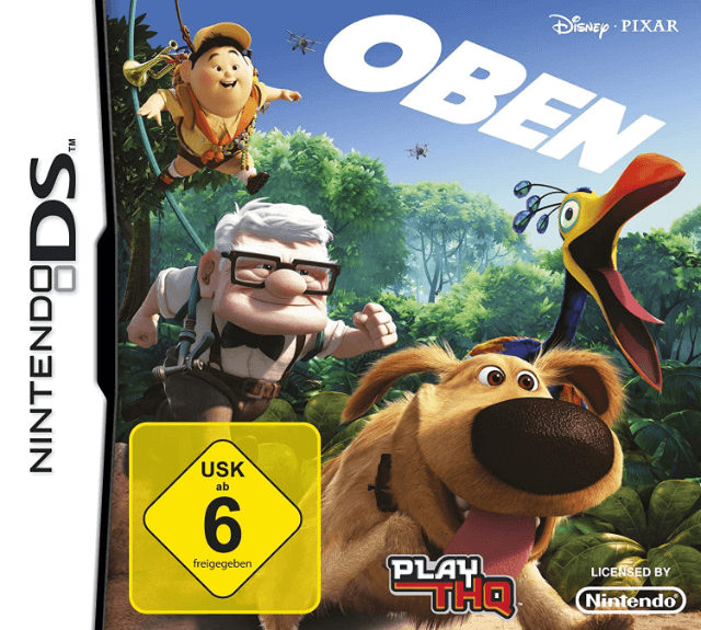 Disney Pixar Up box art for Nintendo DS